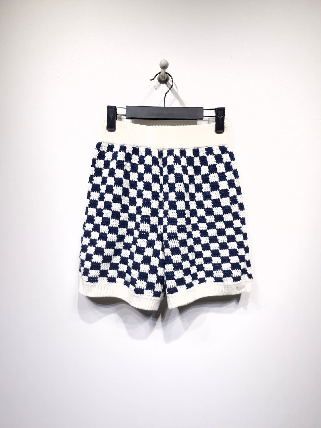 한섬쉬림프 SHRIMPS 체커보드 니트 쇼츠[호칭8] 상품이미지2