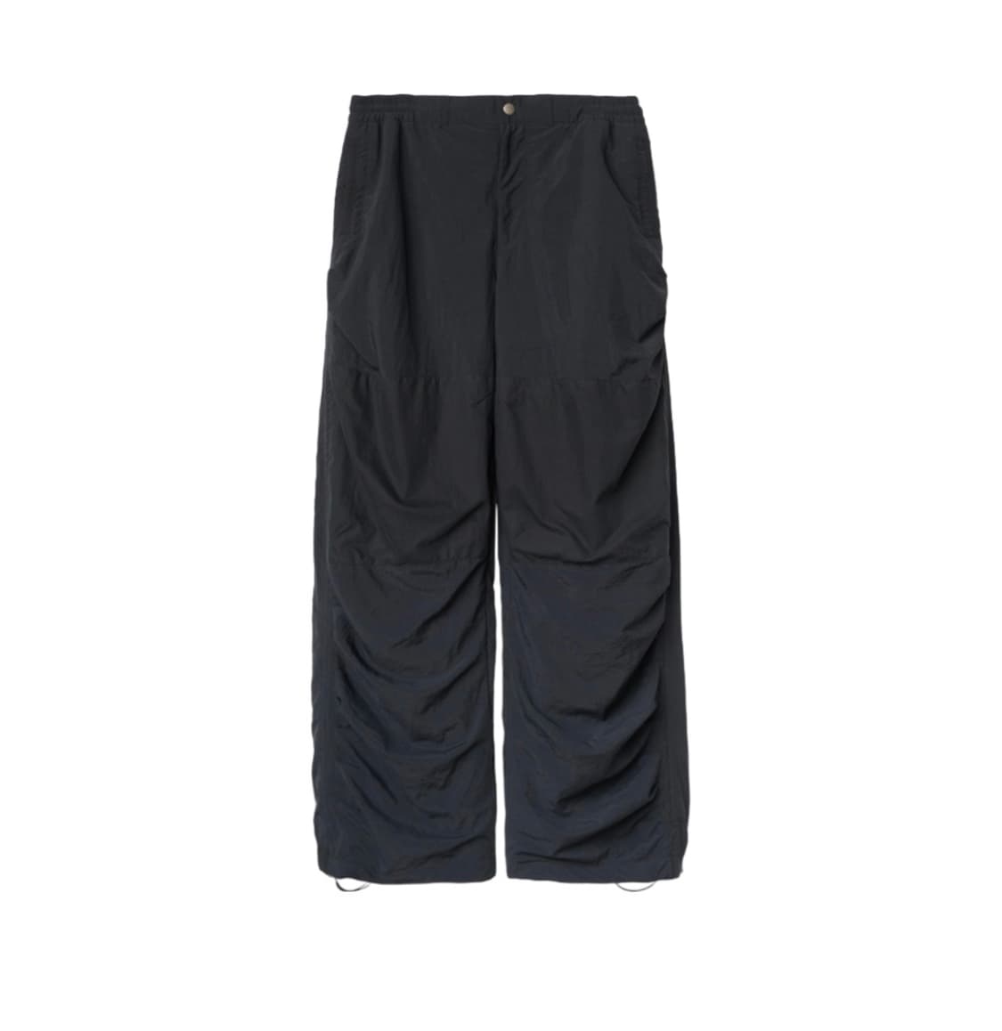 폴리테루 x 노매뉴얼 워시드 나일론 팬츠 블랙 m 상품이미지1