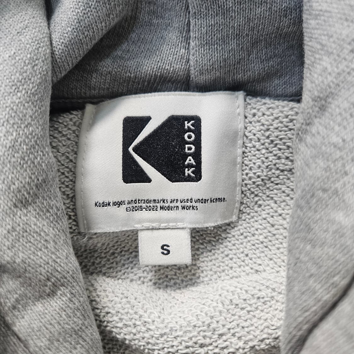 S 코닥 여성 그레이 후드티 0320Y 상품이미지3