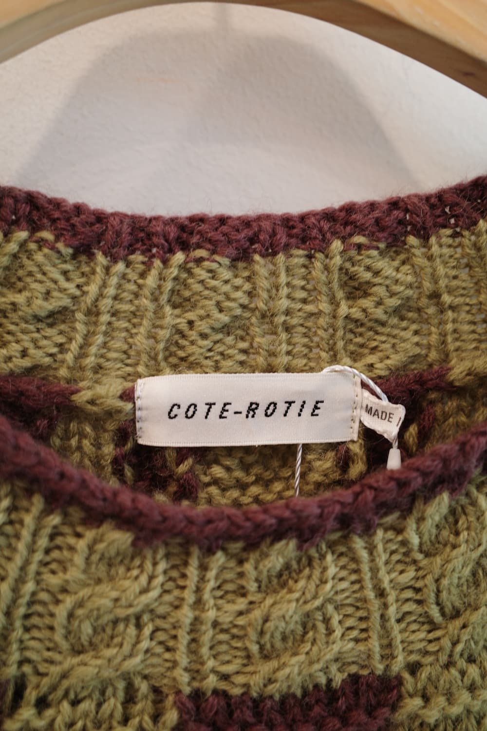 Japan brand 패턴 울니트 상품이미지3