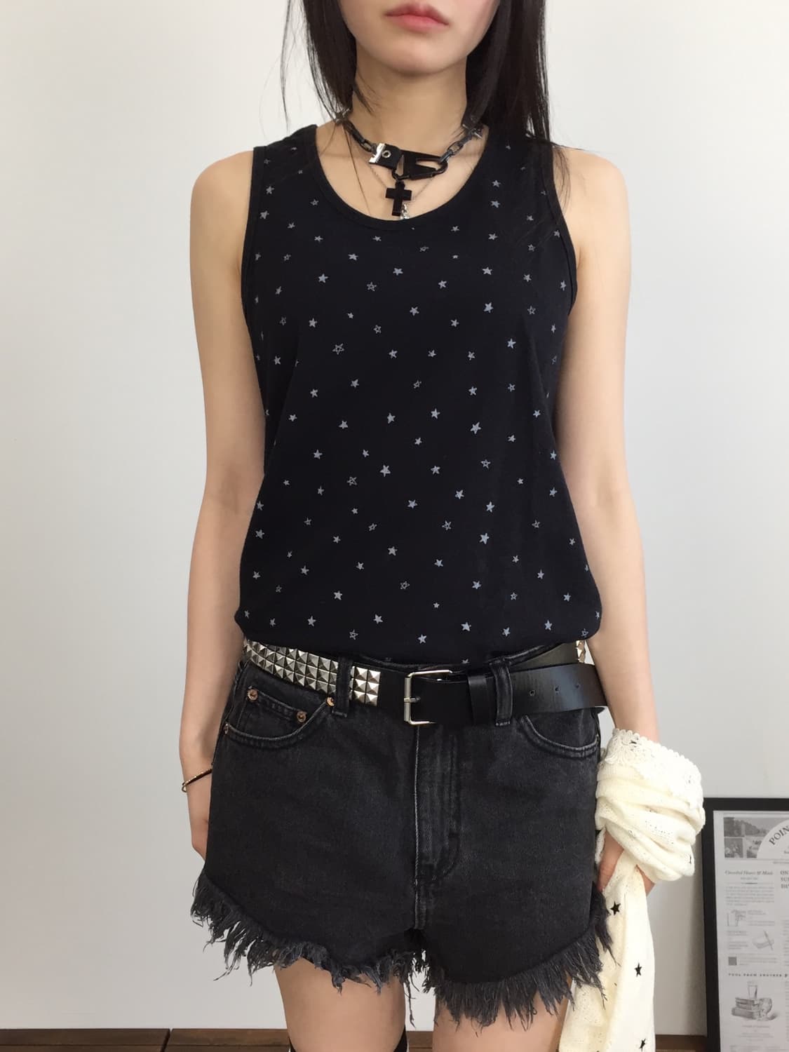 'Heart Market' Star Sleeveless T-Shirts 상품이미지2