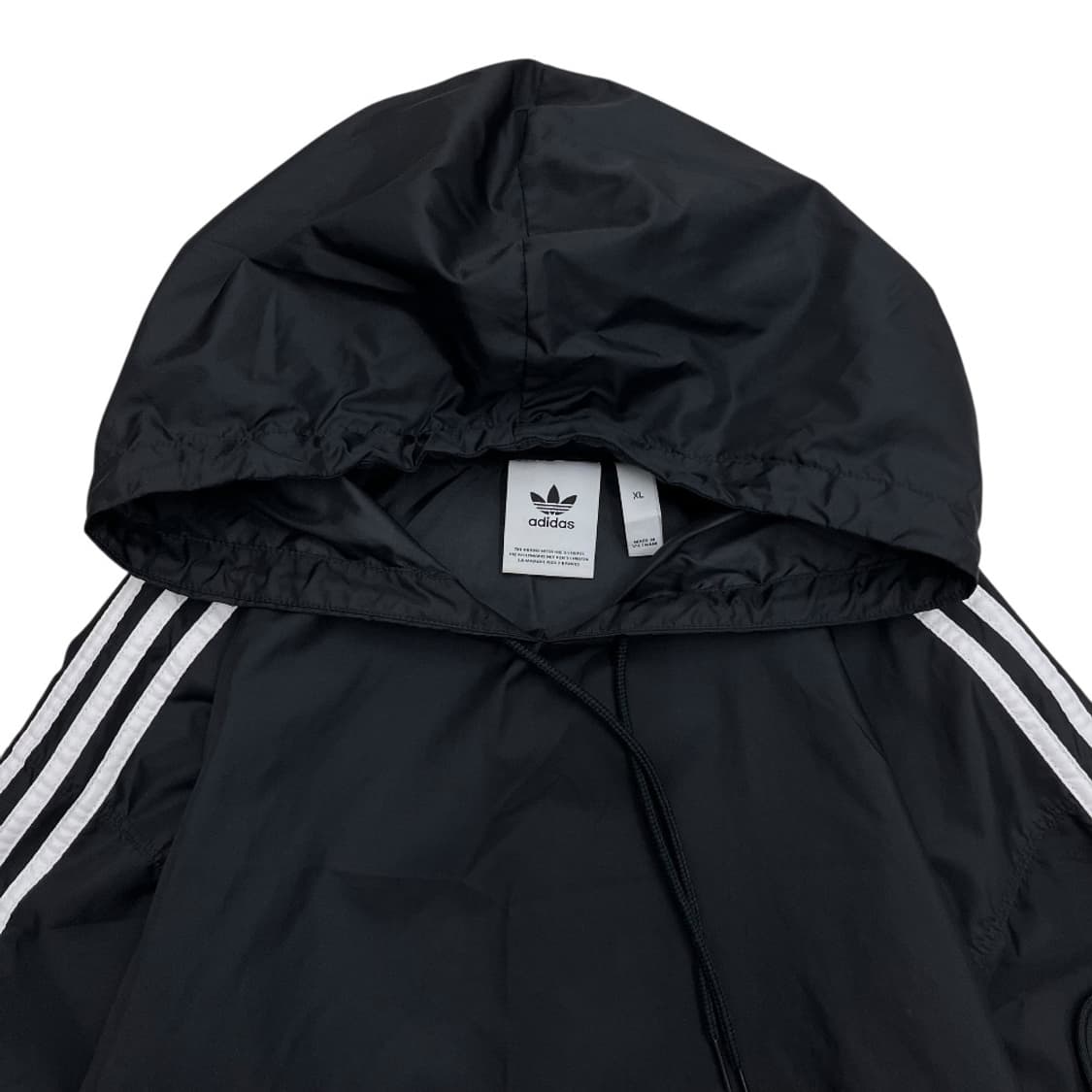 아디다스 빅로고 블랙 판초 바람막이 XL 상품이미지3