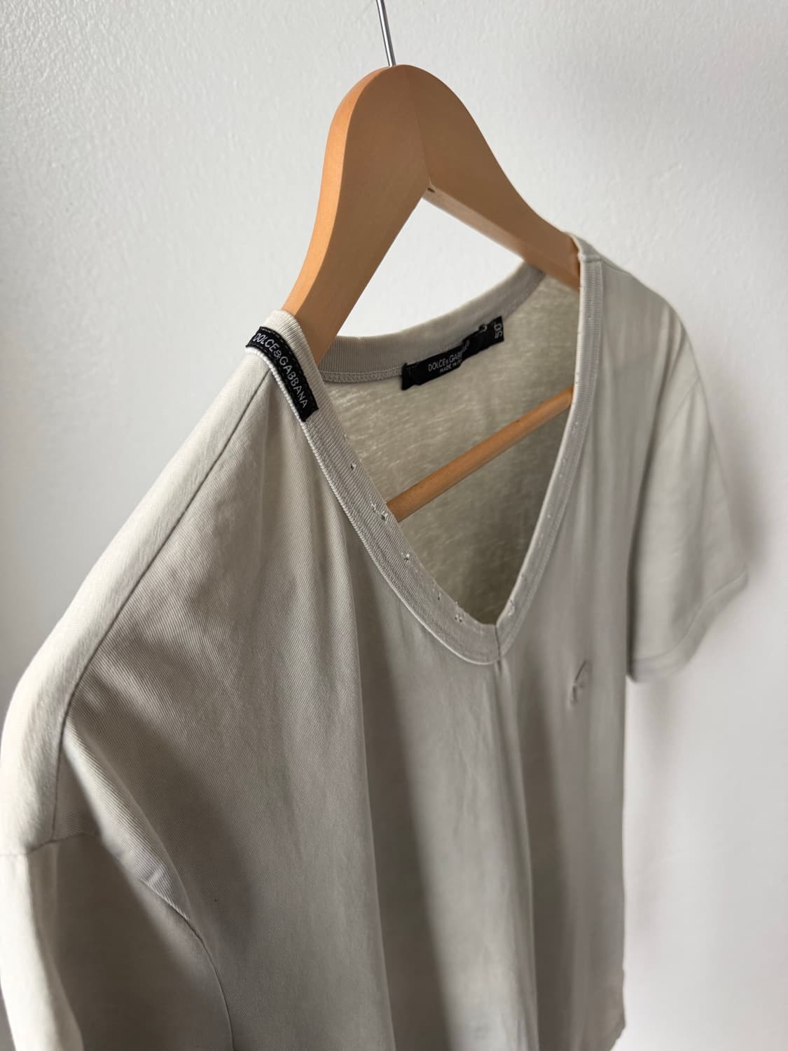 00s Dolce&Gabbana plate destroyed tee 상품이미지7