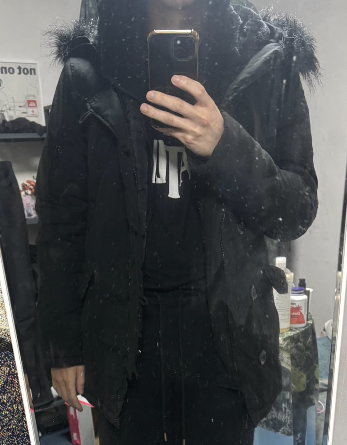 Vanquish 블랙 n3b자켓 상품이미지2