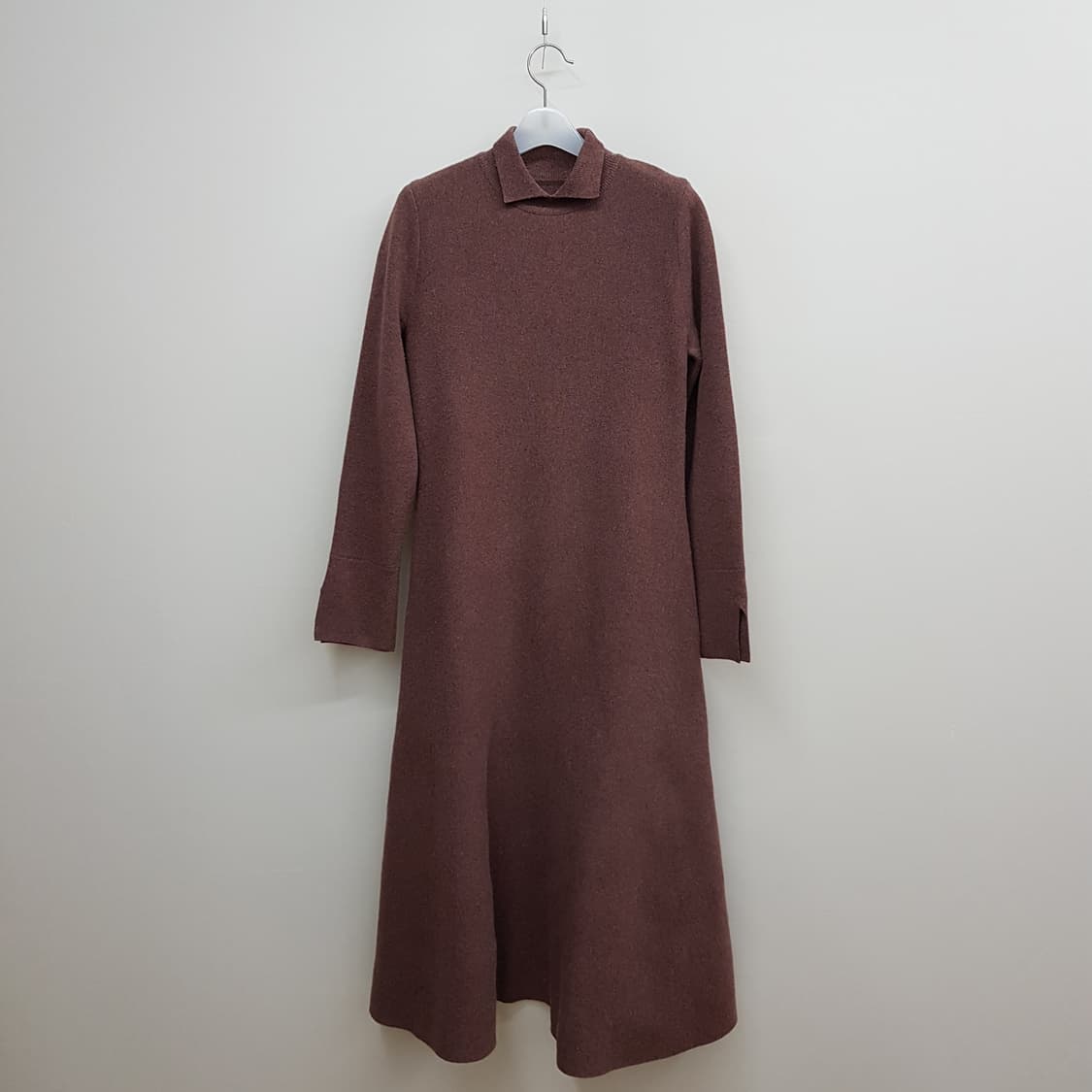 한섬 랑방 캐시미어 블렌드 니트 롱 원피스 F사이즈 상품이미지1