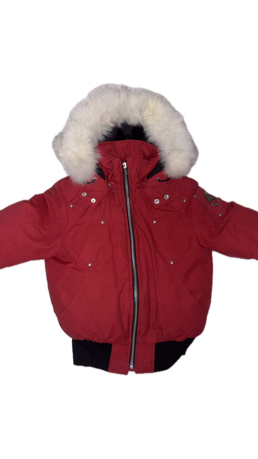 여성 무스너클 데비 봄버 패딩 레드컬러 상품이미지1