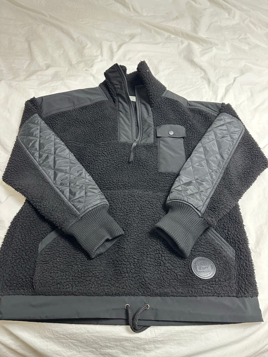  M) 오니츠카타이거 플리스 풀오버 후리스 팝니다 상품이미지2