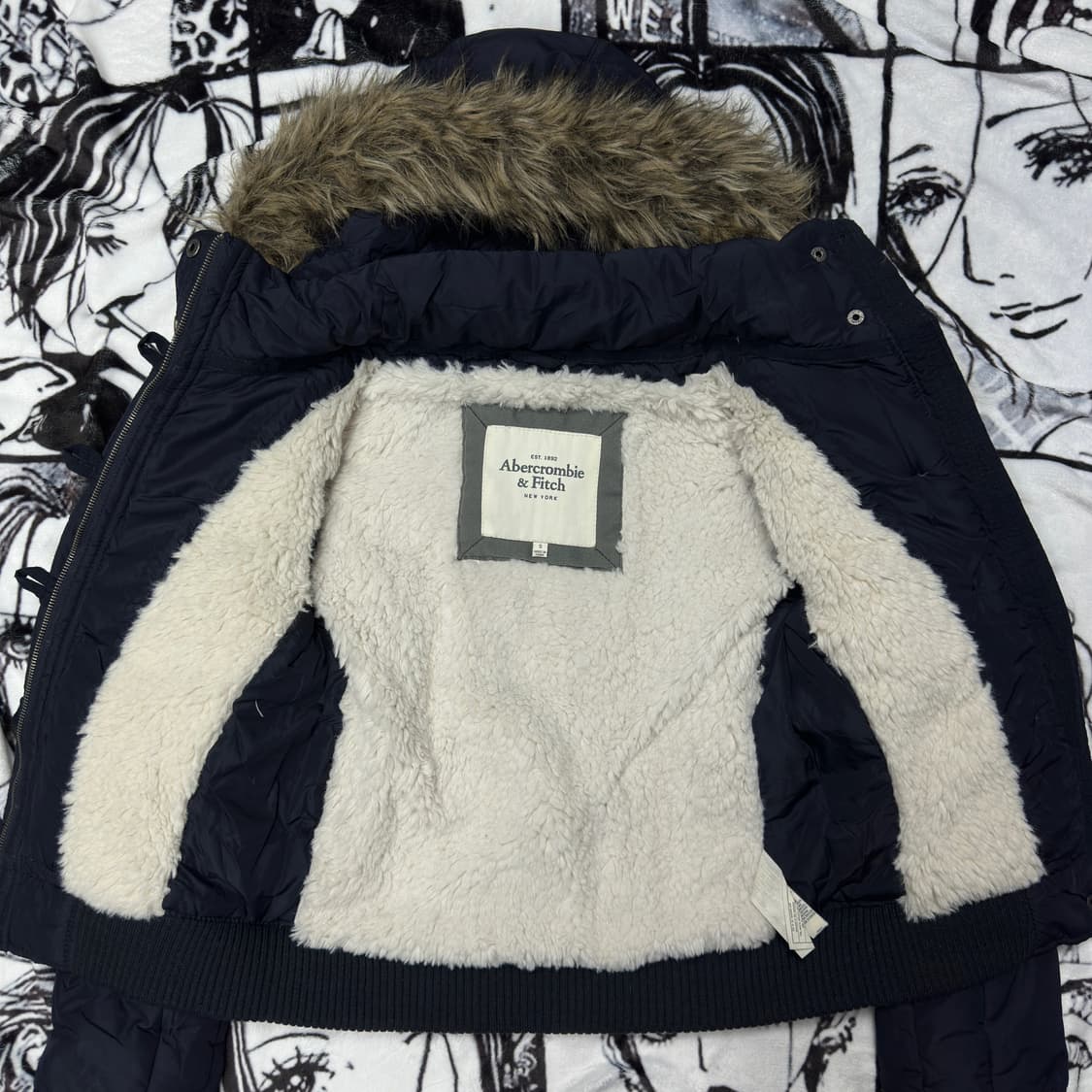 희귀매물)아베크롬비 울프죠 푸퍼 패딩 상품이미지5