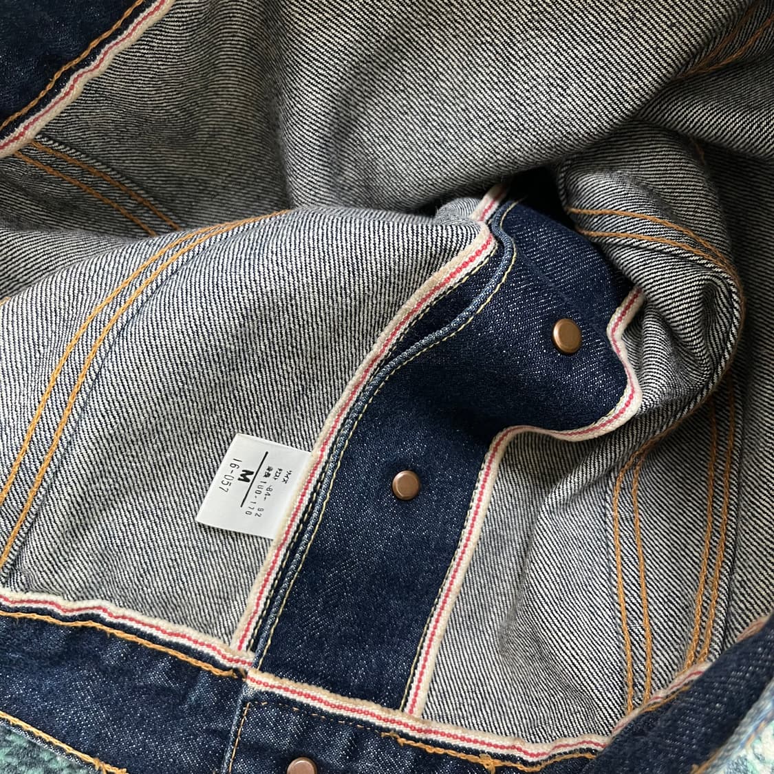 Big Jhon 3rd 빅존 3세대 셀비지 데님 트러커 자켓(M) 상품이미지4