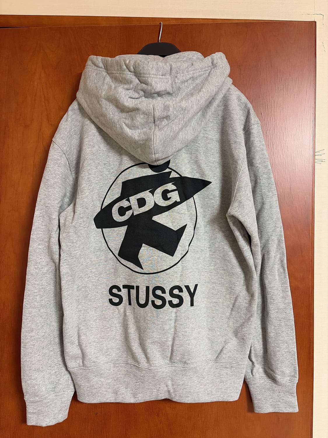 CDG x Stussy 후드 그레이 판매합니다 ! 상품이미지3