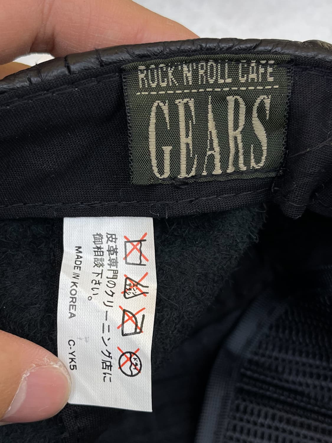 Rock N Roll Cafe Gears 90s 6-패널 레더 캡 상품이미지5