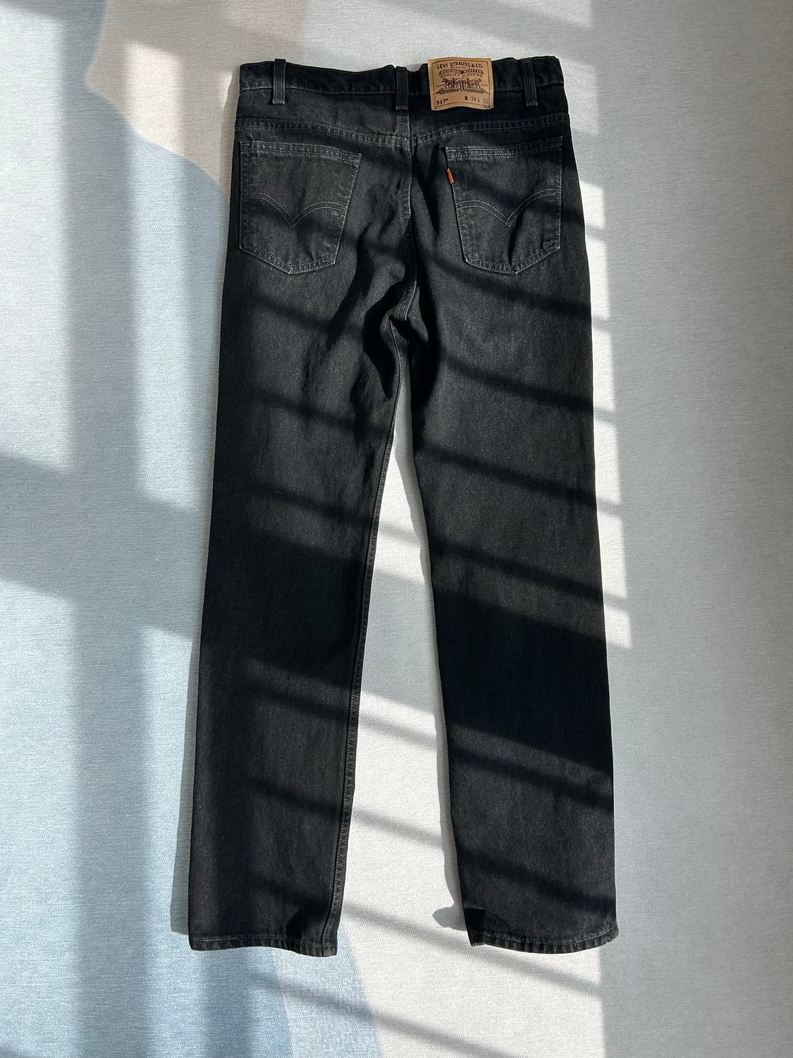 90s 빈티지 리바이스 517 오렌지탭 블랙 usa 상품이미지2