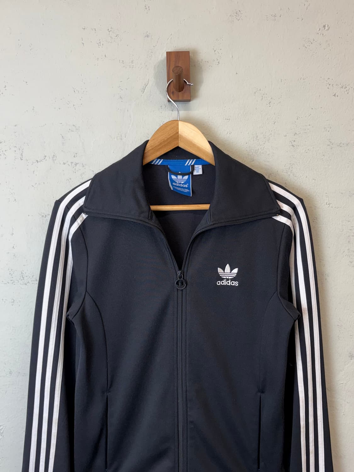 아디다스 유로파 삼선 트랙탑 블랙 져지 상품이미지4