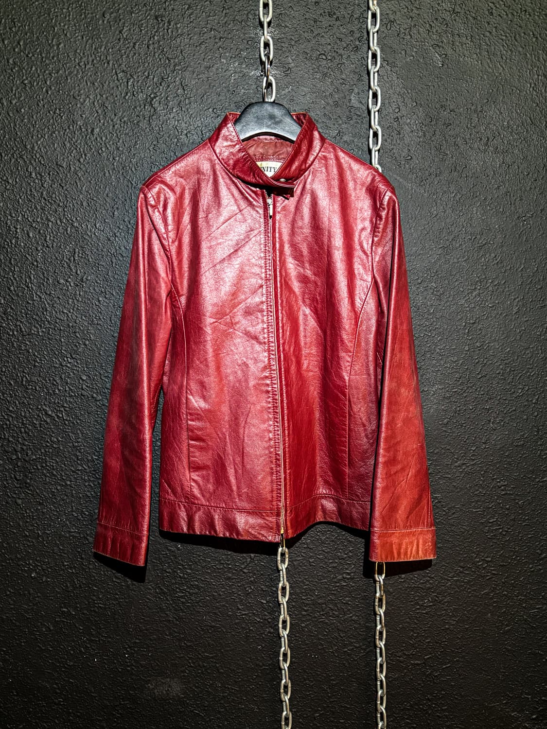 Red Sheep Leather Jacket 상품이미지1