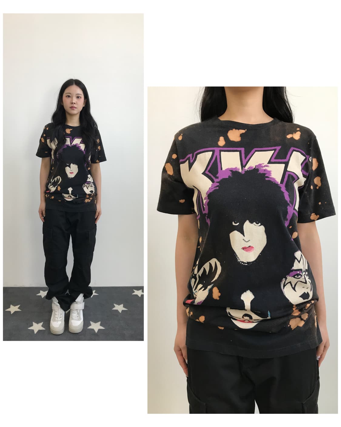 KISS Rock Band Graphic T-shirt 상품이미지1