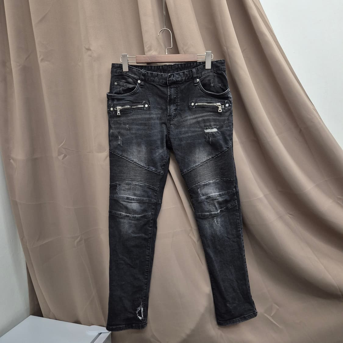 발망 바이커 데님 팬츠 50 상품이미지1