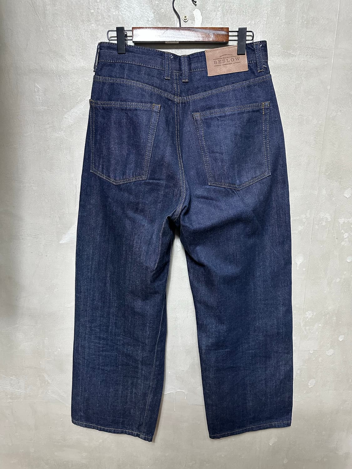 비슬로우 와이드 셀비지 데님 팬츠 28사이즈 상품이미지2