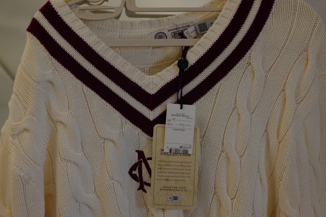 폴로 랄프로렌 모어하우스 케이블 니트 아이보리  상품이미지5