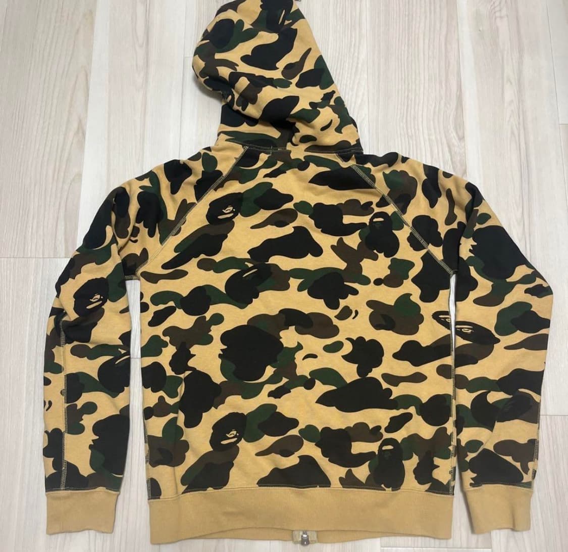 베이프 황계 카모 후드 집업 1st camo 상품이미지2