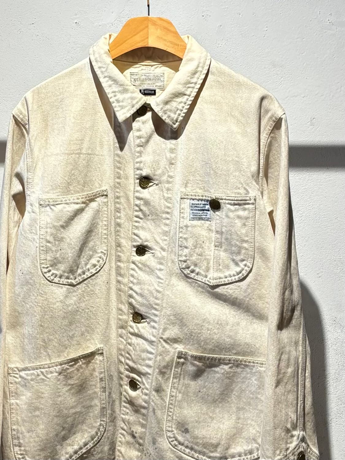 NEIGHBORHOOD Dirty Washed Coverall Jacke 상품이미지2