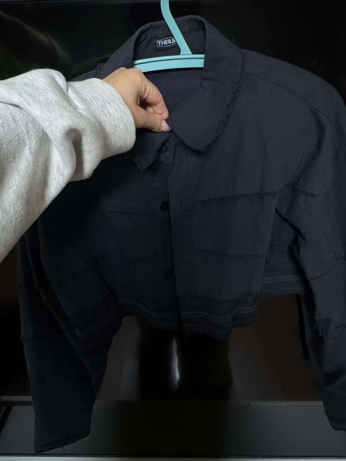 더일마 크롭셔츠 남방  상품이미지2