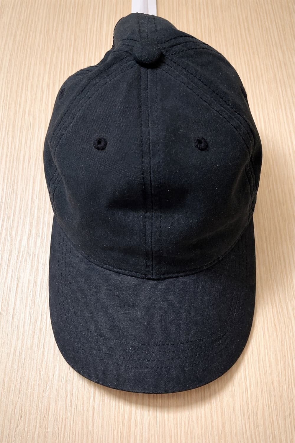 무탠다드 코튼 워시드 볼캡 블랙 팝니다. 상품이미지2