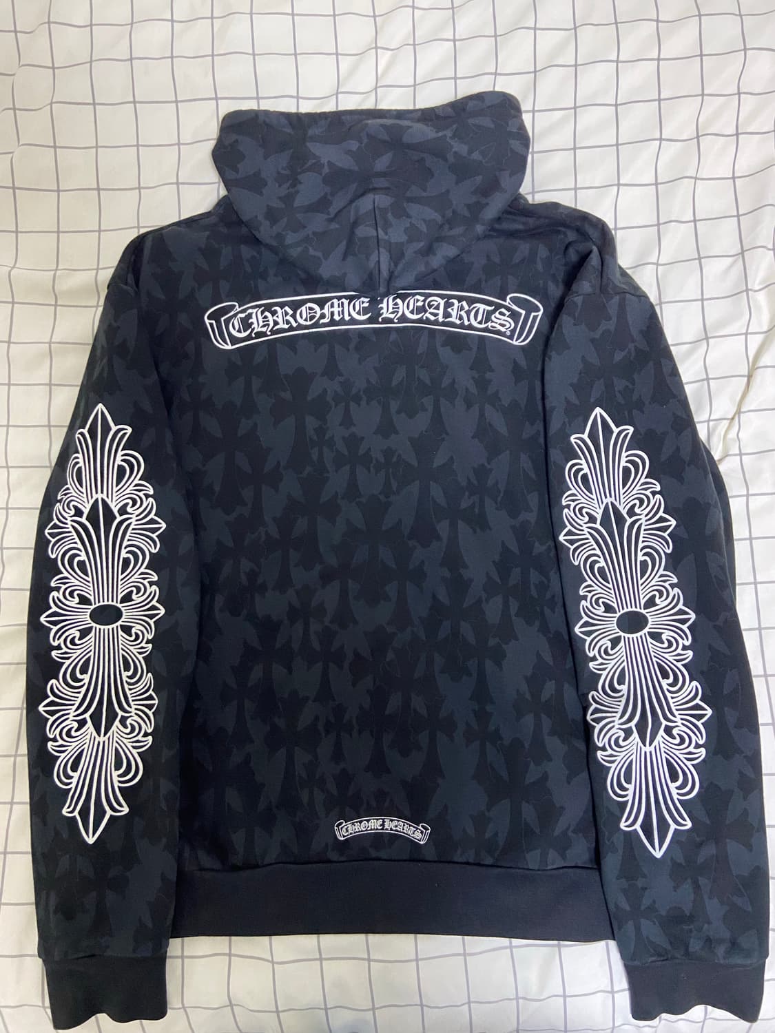 크롬하츠 세메터리 플로랄 후드집업 사이즈 L (인보이스 포함) 상품이미지1