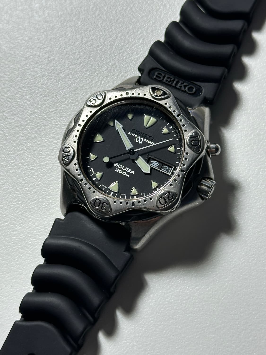 SEIKO auto quartz scuba 상품이미지3
