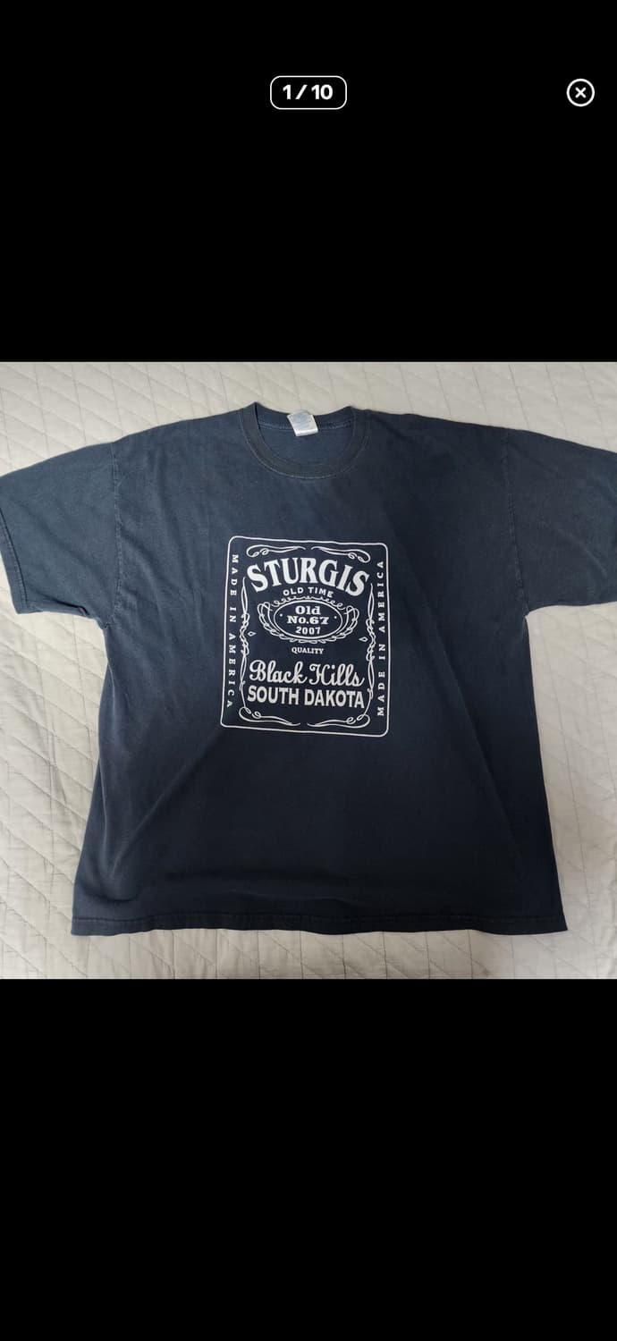 [2XL] OOs 잭다니엘, 할리데이비슨 오마주 사우스다코타 티셔츠 상품이미지1