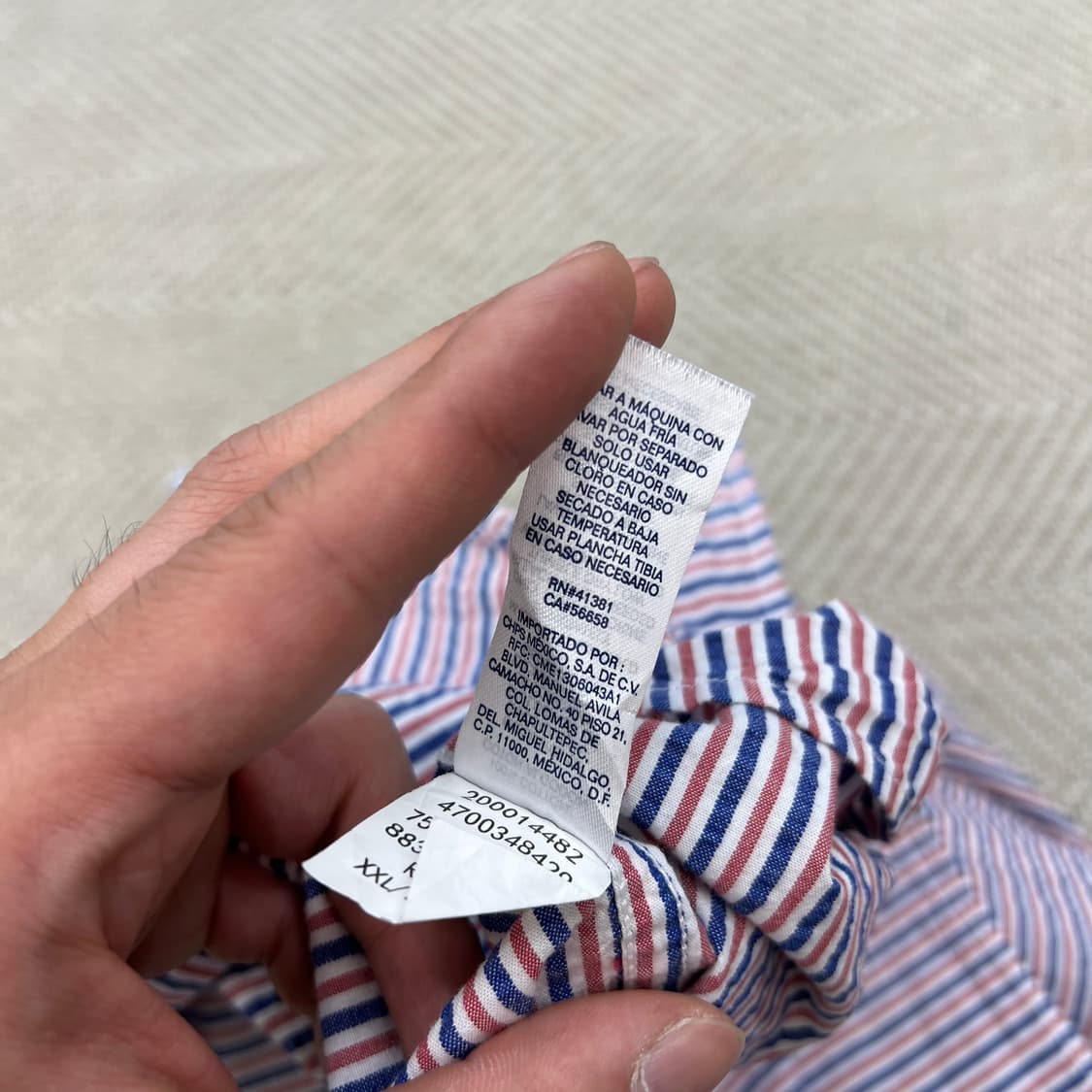 챕스랄프로렌 시어서커 하프 셔츠 r3814 상품이미지9