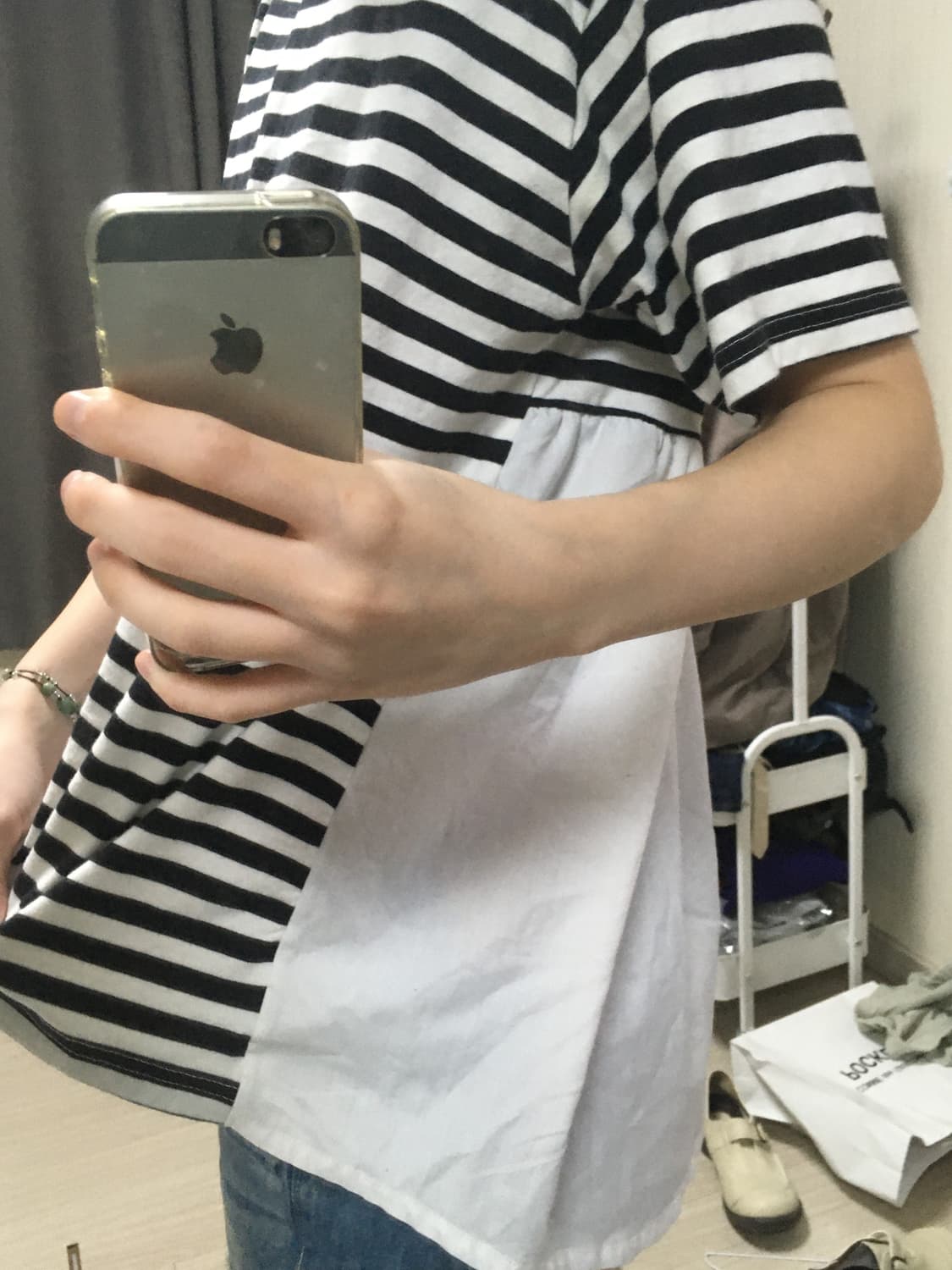 Layerd Stripe shirts T 상품이미지10