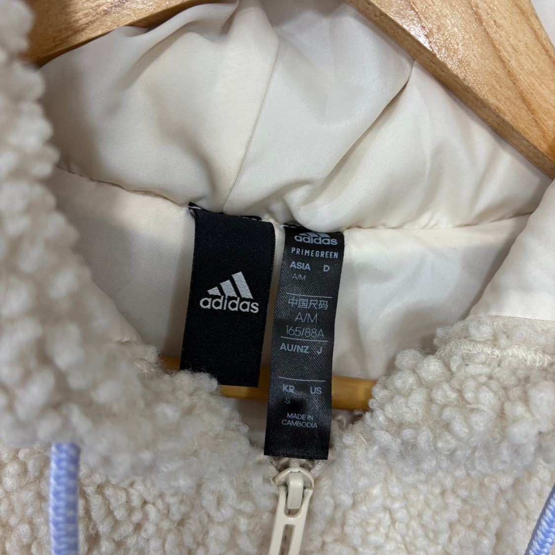 아디다스 뽀글이 플리스 자켓 상품이미지3