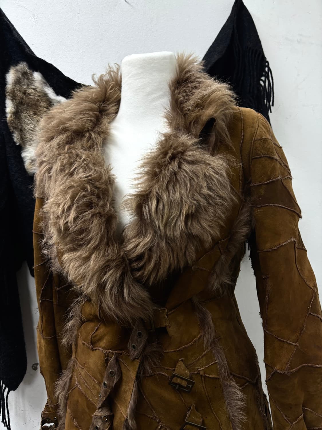 00‘s V-Kei Rare design Brown Rough leath 상품이미지3