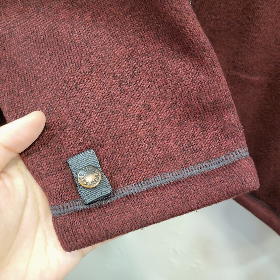 노스페이스 버건디 후리스 상품이미지6