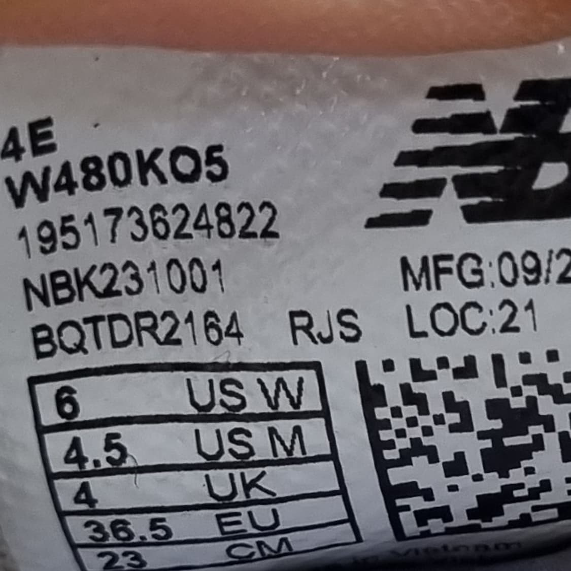 뉴발란스 480 v5 여성운동화230  상품이미지6