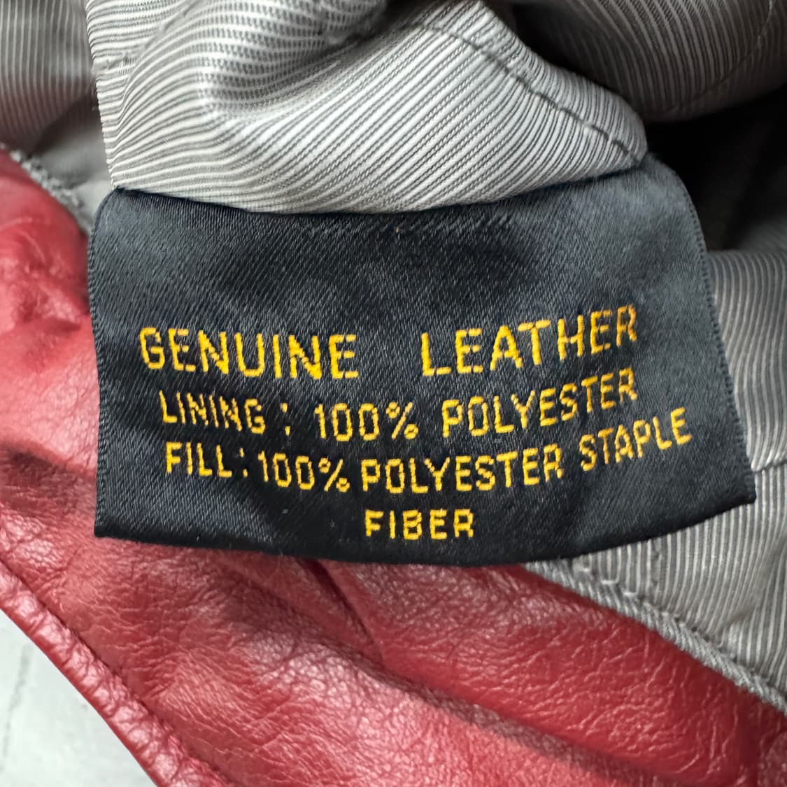 할리데이비슨 리얼레더 버건디 스터드 바이커 자켓 상품이미지9