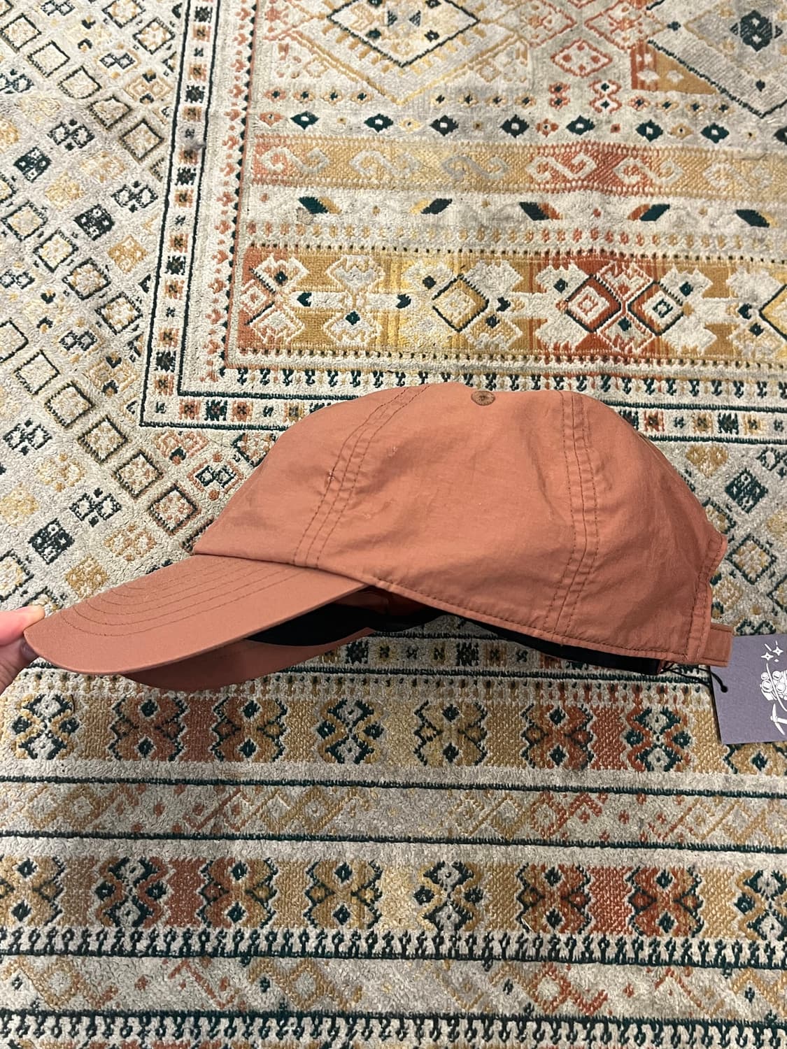 단톤 나일론 볼캡 브릭 오렌지 #csz3439 상품이미지5