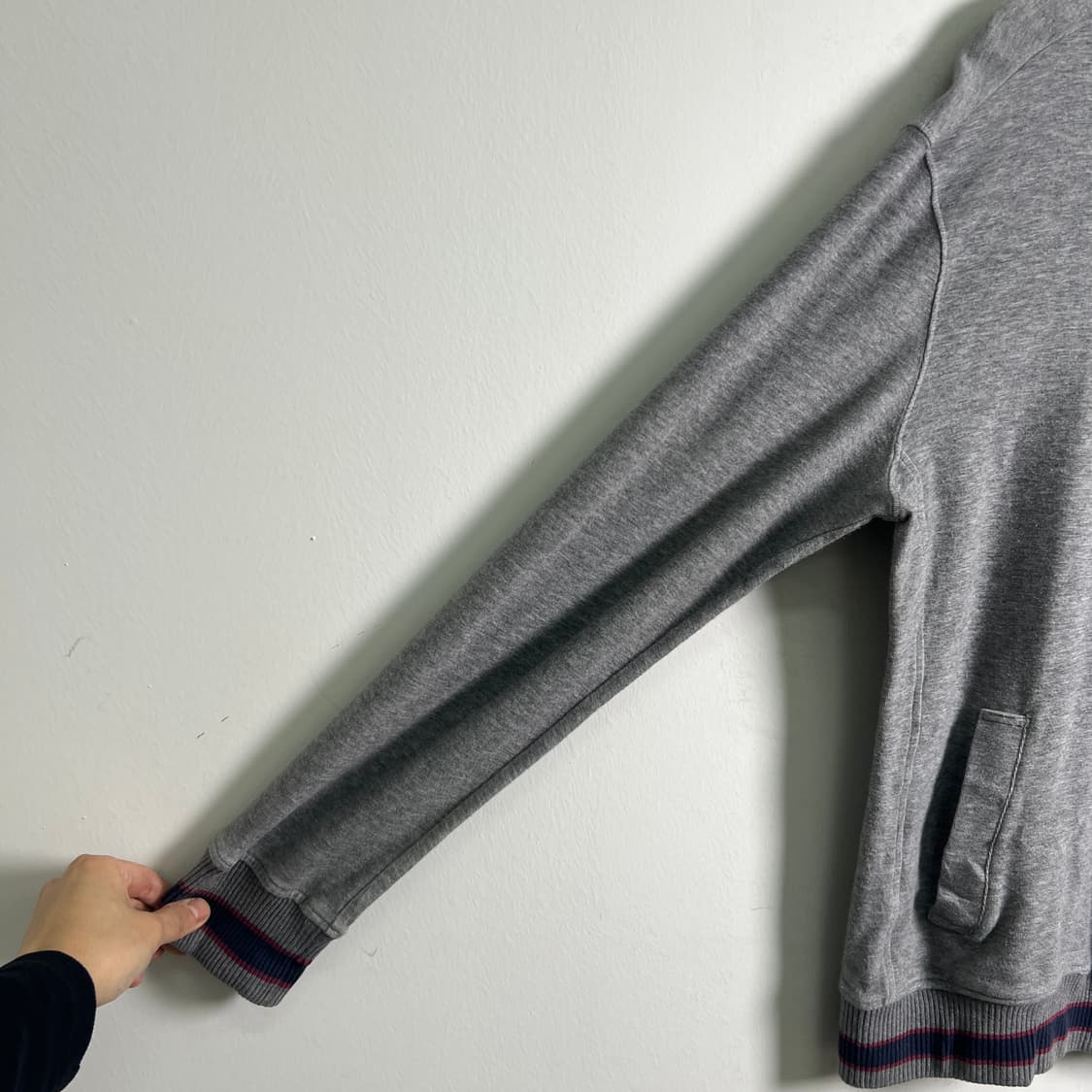 버버리 블랙라벨 그레이 트랙 집업 자켓 상품이미지6