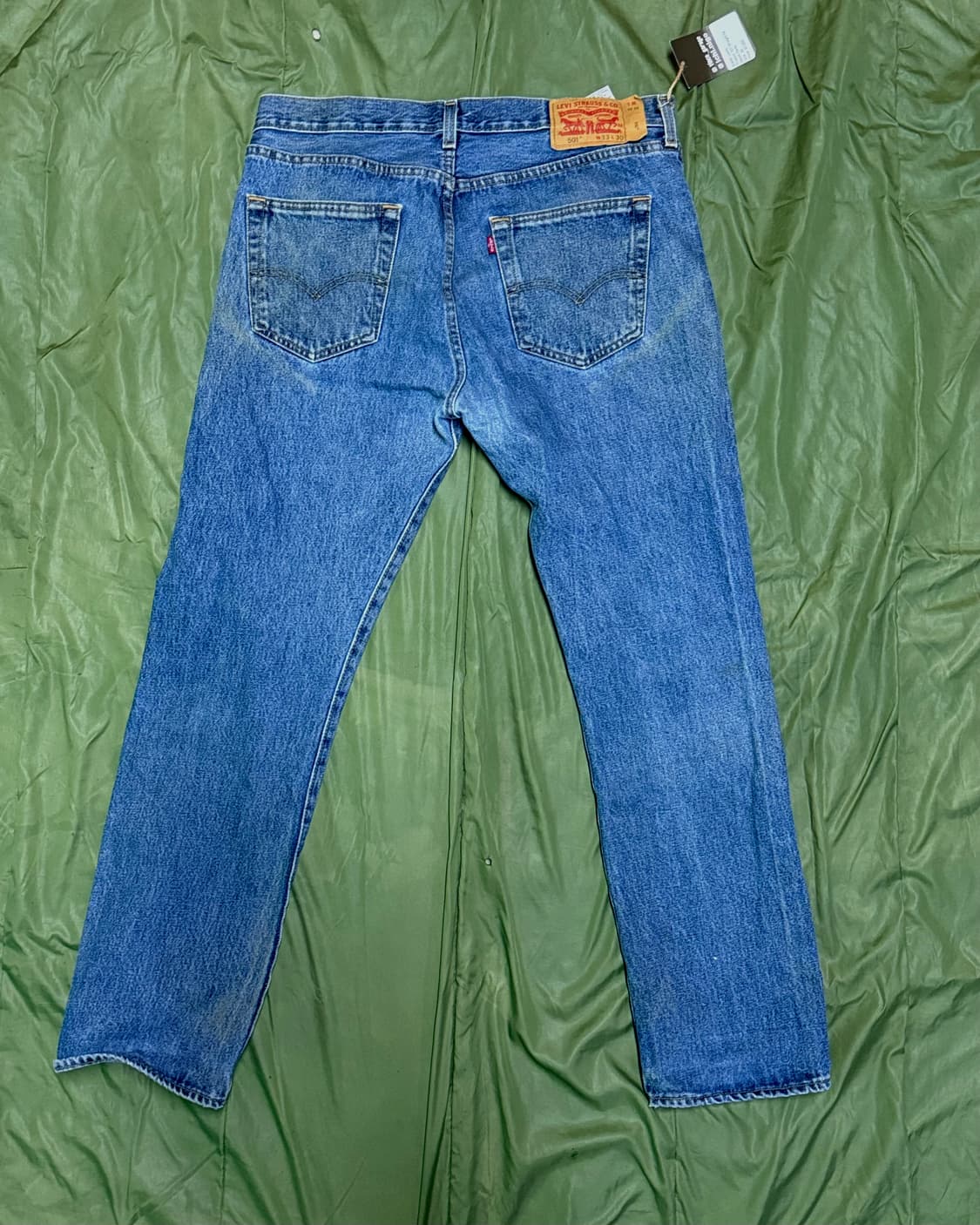 리바이스 501 스트레이트 핏 데님 팬츠 33 상품이미지7