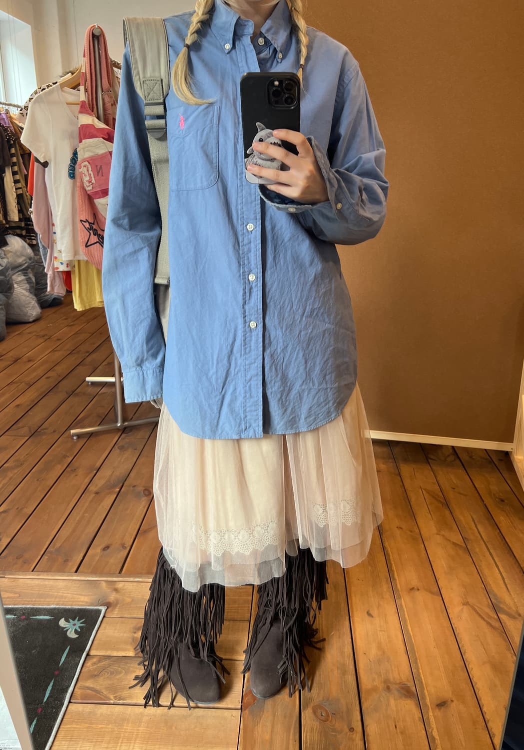 폴로 그레이시블루 셔츠 상품이미지4