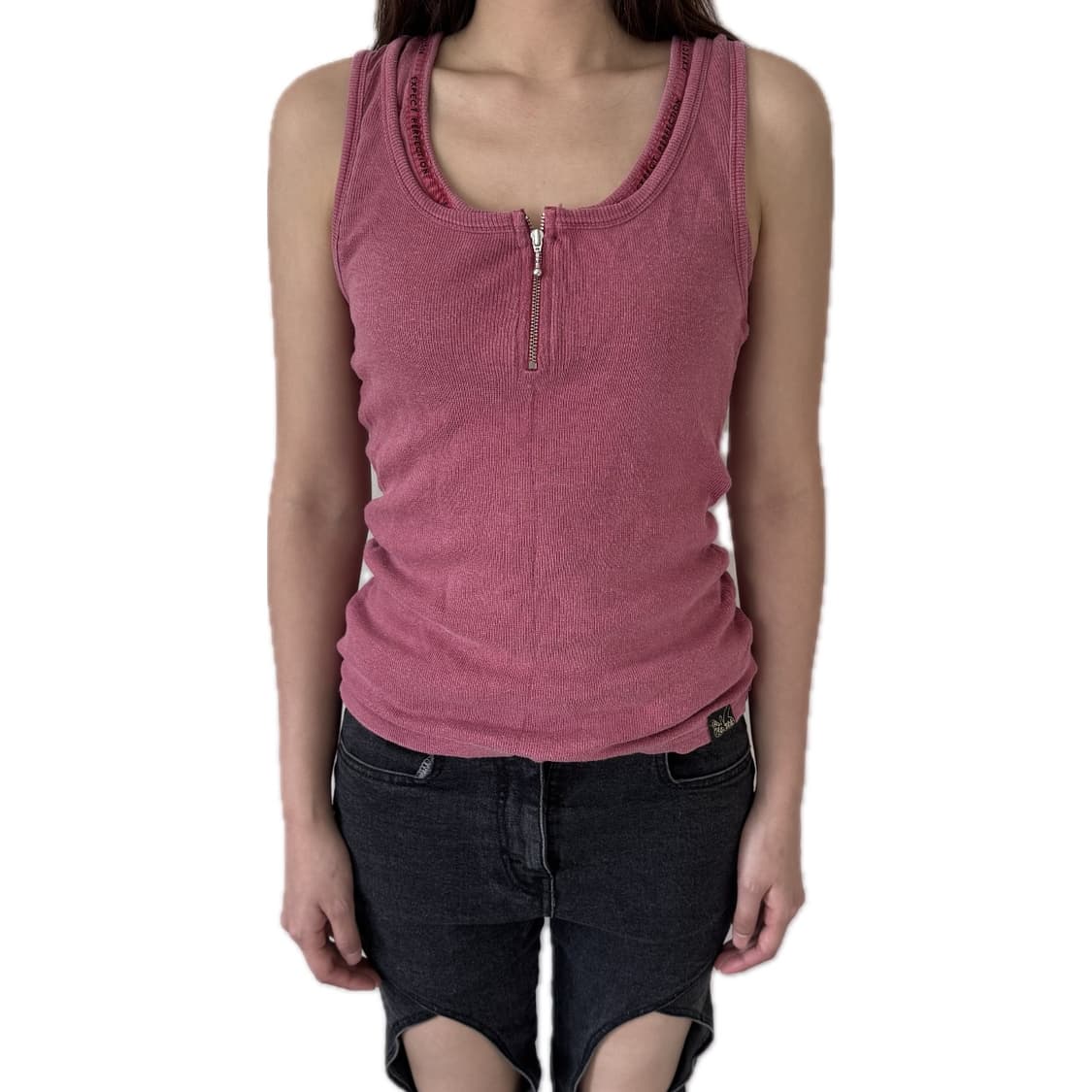 MARTINE ROSE PIGEMENT DYE FOLDED TOP 상품이미지1