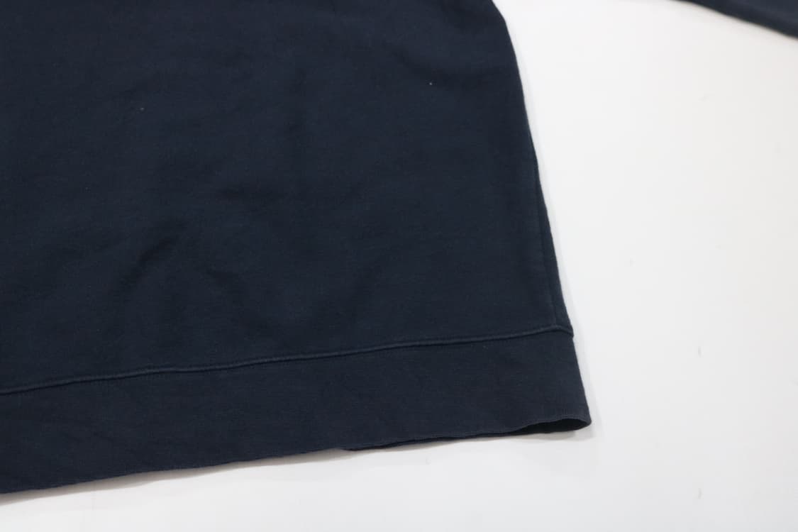 백넘버 빈티지 리퍼비시 레터링 네이비 맨투맨 (M) 상품이미지8