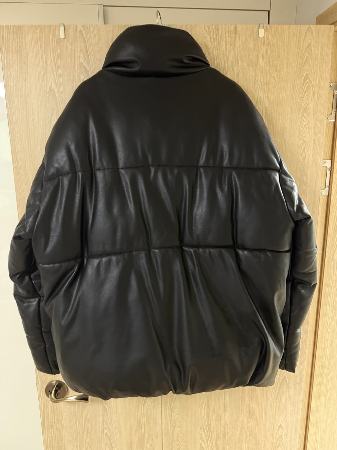 자라 에코레더 패딩 3427/300/800 L-XL 상품이미지3