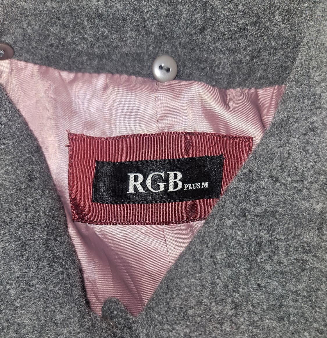 RGB  사와코 모리걸 히메 무채색 빈티지 앙고라 울  코트 상품이미지4