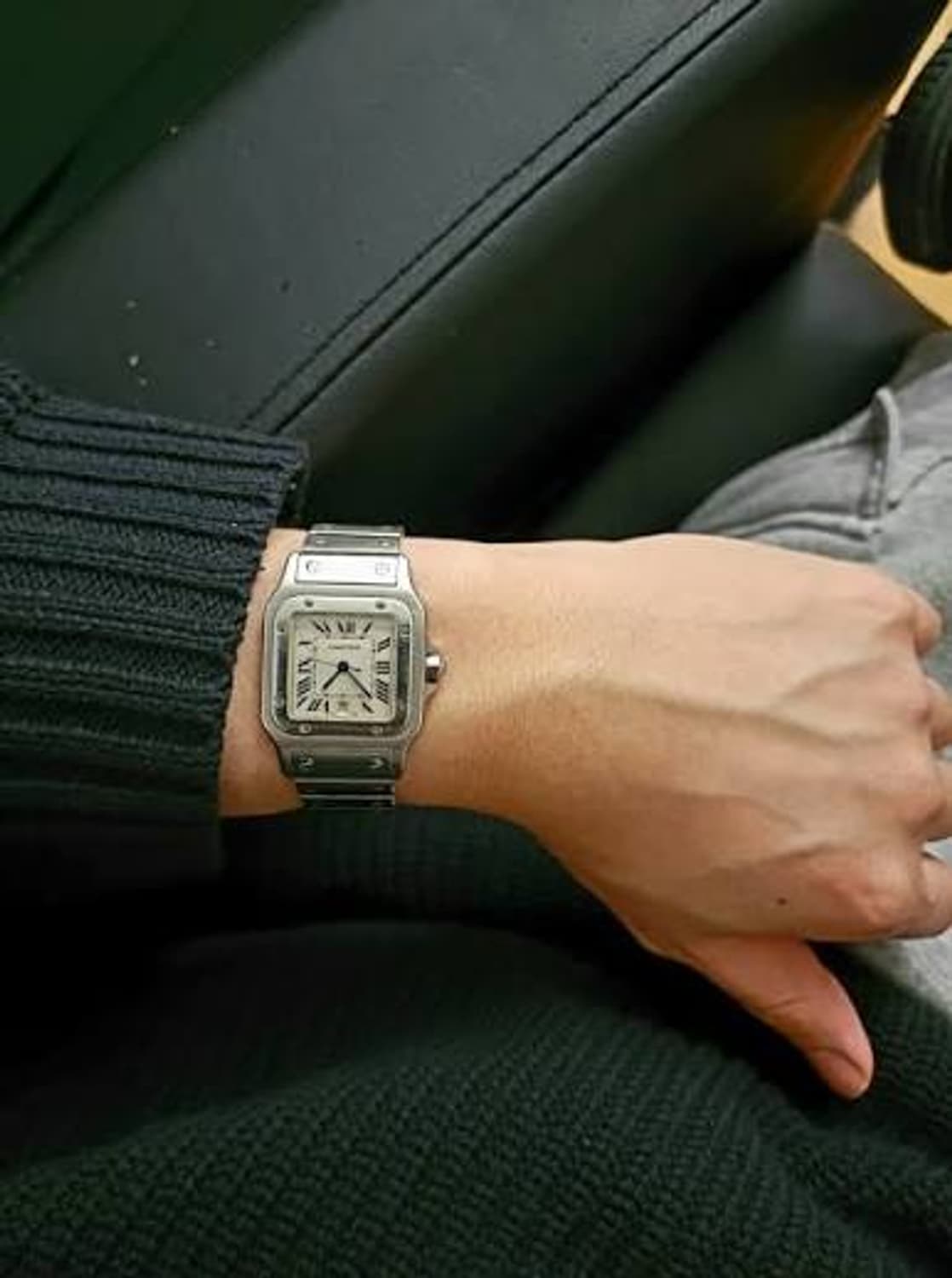 까르띠에 산토스 갈베 lm 쿼츠 풀박스 상품이미지8