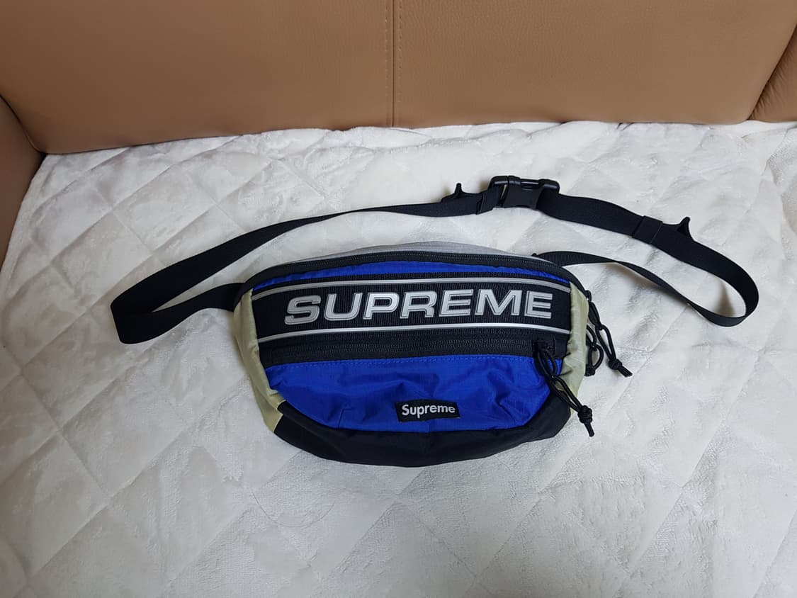 슈프림 웨이스트백 크로스백 블루 23FW 상품이미지1
