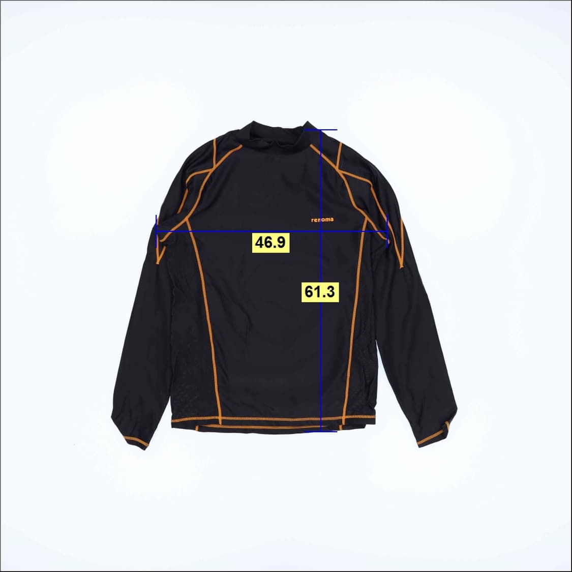 [100] 레노마 등산 하프넥 기능성 긴팔티 0114J 상품이미지5