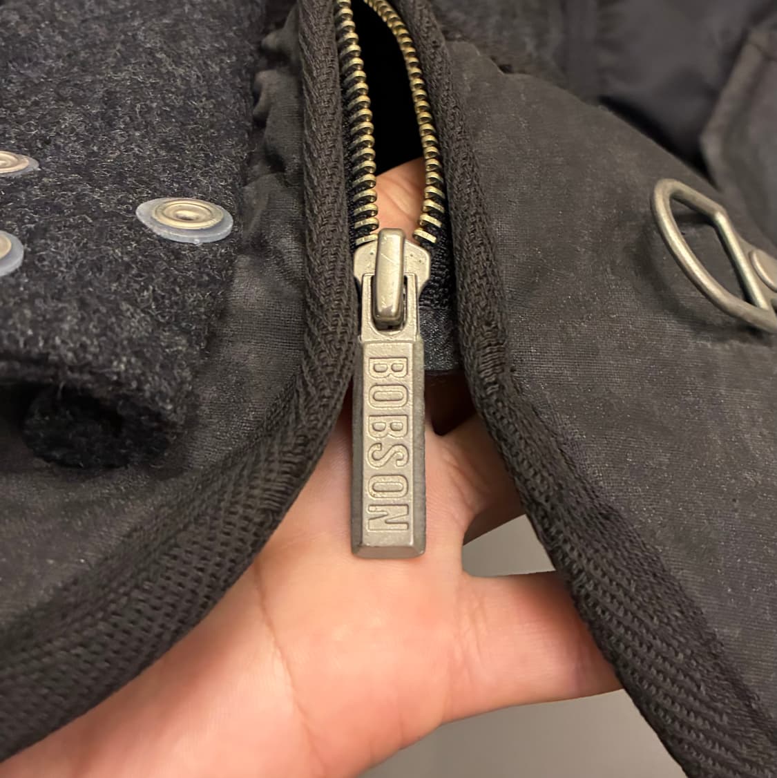 (XL)90s BOBSON 밥슨 울 나일론 파이어맨 워크 피싱 베스트 상품이미지5