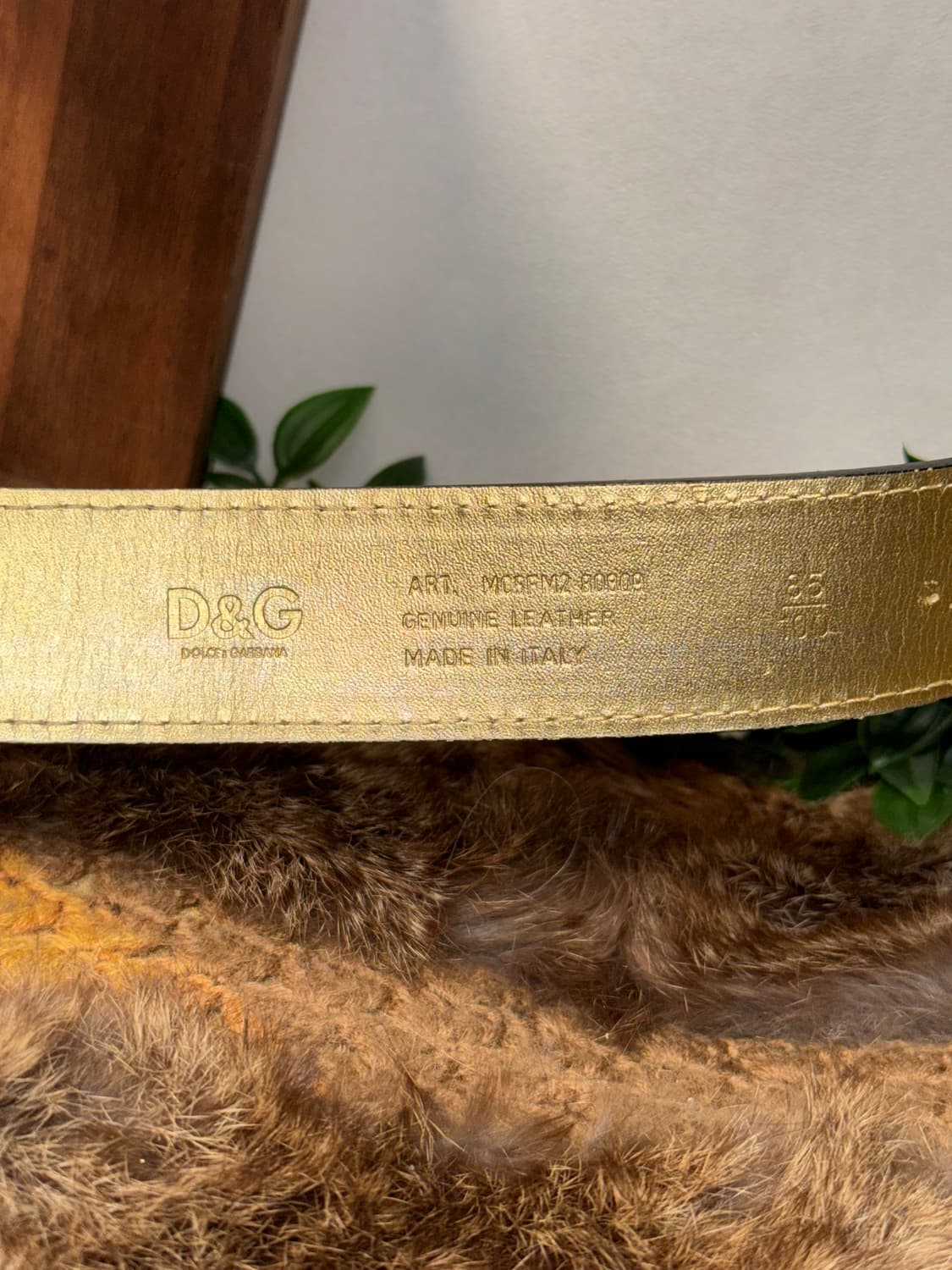 Dolce & Gabbana purple python cubic belt 상품이미지4