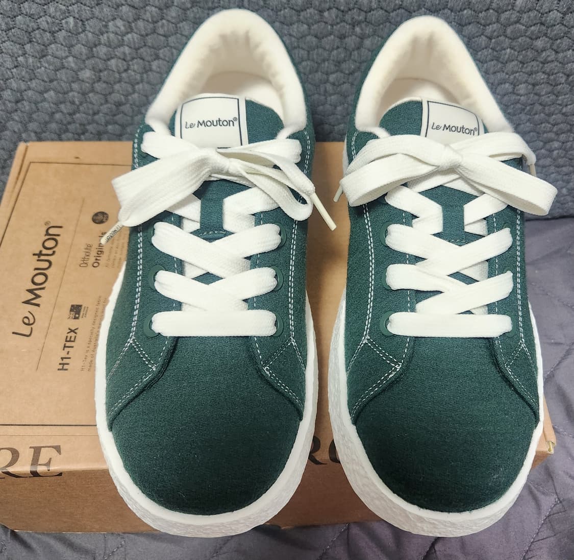[정품] 르무통 버디 다크그린 270 운동화 새상품 상품이미지1